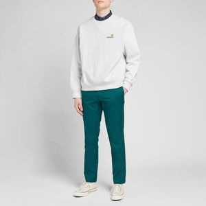 dark green carhartt wip sid slim chino pants 32x32